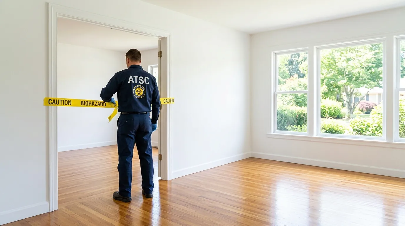 Certified biohazard cleanup crew performing Crime Scene Cleanup in North Haledon